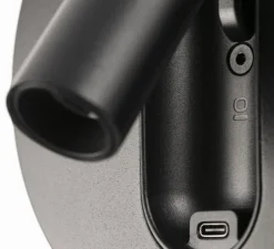 Applique liseuse, encastrable / en saillie, Timit, port USB-C, noir, LED, 2700K, 357 lm, L14,5cm, H14,5cm - Faro
