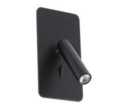 Applique*Faro Applique, liseuse, encastrable, SUAU, , avec interrupteur, LED, 3000K, 140lm, H17cm, L9,5cm - noir