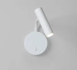 Applique*Astro Applique, liseuse, Enna, , IP20, LED, orientable, avec interrupteur, 104lm, 2700K, L10cm, H17,5cm - blanc mat