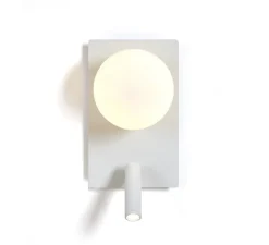 Applique*Luxcambra Applique, liseuse, Glos, , L16cm, H28cm - blanc