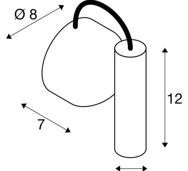 Applique, Liseuse, Karpo Magn, blanc, LED, dim, 3000k, 430 lm, ⌀8cm, H12cm - Slv