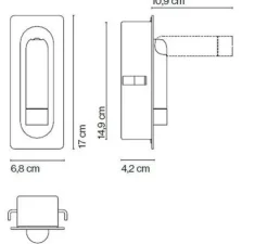 Applique, liseuse, Ledtube, noir, LED, 2700k, 150lm, H17cm - Marset