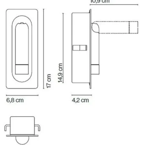 Applique, liseuse, Ledtube, noir, LED, 2700k, 150lm, H17cm - Marset