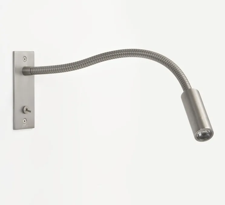 Applique, Liseuse, Leo Switched LED, nickel mat, LED, 3000K, 193lm, Ø46cm, H12cm - Astro Lighting