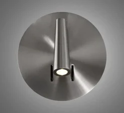 Applique, liseuse, Panau, nickel, LED, 3000K, 540 lm, L15cm, H15cm - ACB