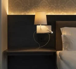 Applique, liseuse, Somnila Flex, version gauche, blanc, LED, 3000K, 120 lm, L32cm, H40cm - SLV