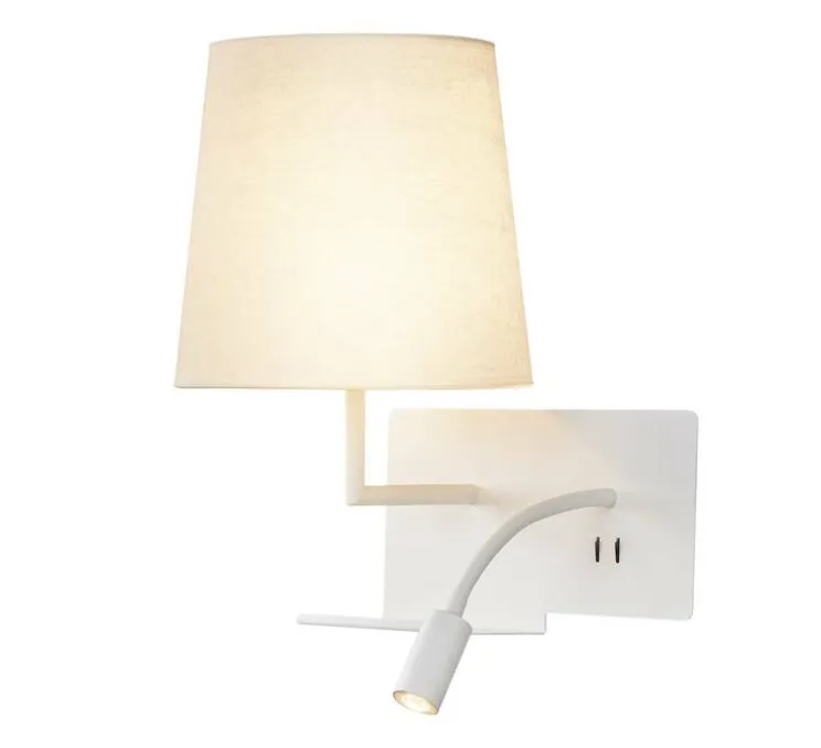 Applique, liseuse, Somnila Flex, version gauche, blanc, LED, 3000K, 120 lm, L32cm, H40cm - SLV