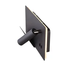 Applique*SLV Applique, Liseuse, Somnila Gauche, , LED, 3000K, 490 lm, L28cm, H16cm - noir