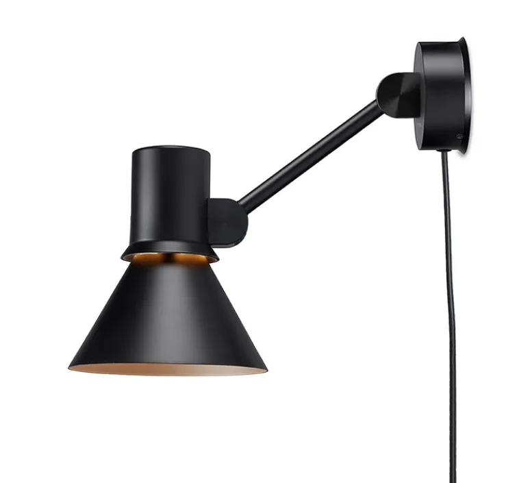 Enfants|Applique*Anglepoise Applique, Liseuse, Type 80 W2 avec cable , , L33cm, H22cm - Matte Black