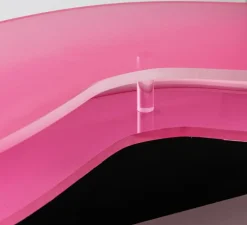 Applique*Seletti Applique, miroir lumineux, Supercurve fleur H108, , L118,5cm, H108cm - rose