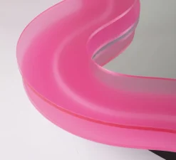 Applique*Seletti Applique, miroir lumineux, Supercurve fleur H108, , L118,5cm, H108cm - rose