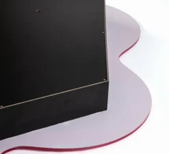 Applique*Seletti Applique, miroir lumineux, Supercurve fleur H108, , L118,5cm, H108cm - rose