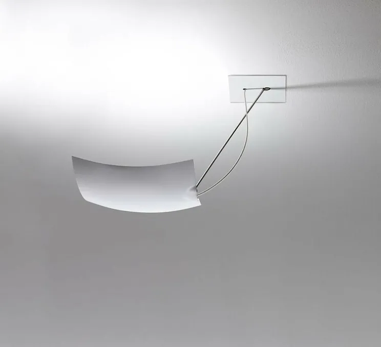 Applique murale, 18*18, blanc, Ø18cm, H8,5cm - Ingo Maurer