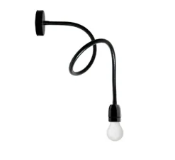 Plafonnier & Spot|Applique*Zangra Applique murale à bras flexible, Light.092, , P108,5cm, H10cm - noir