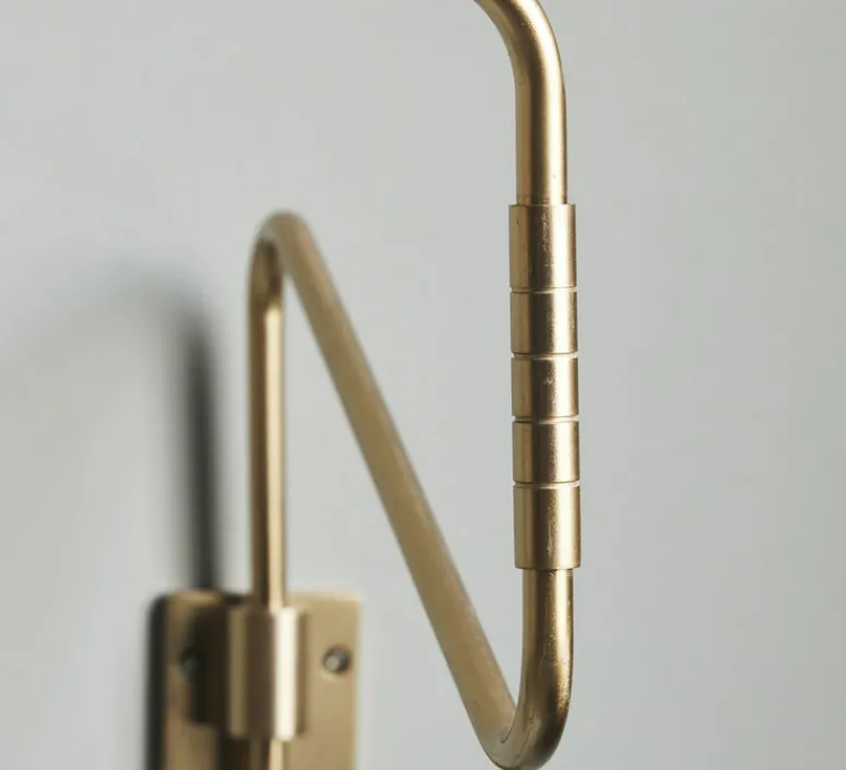 Applique*House Doctor Applique murale, à bras pivotant, Swing, , L70cm - laiton