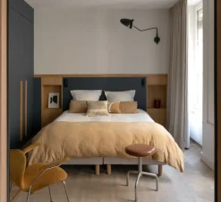 Applique*Serge Mouille Applique murale, 1 bras pivotant courbe, , H40cm - noir