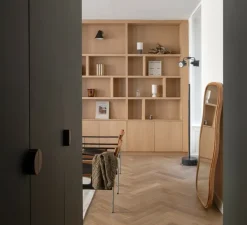 Applique*Serge Mouille Applique murale, 1 bras pivotant courbe, , H40cm - noir