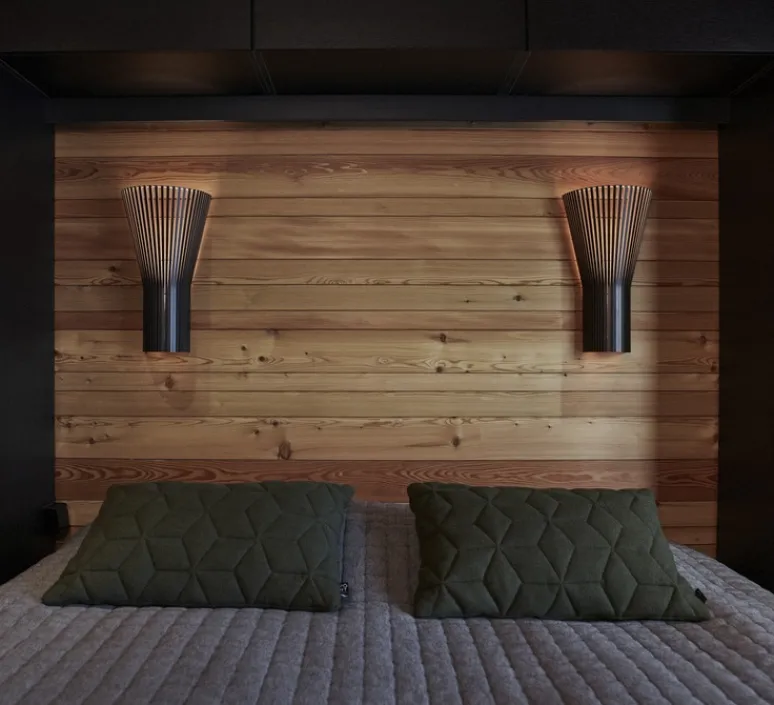 Applique*Secto Design Applique murale, 4231, , 3000K, 370lm, H45cm, L25cm - noir