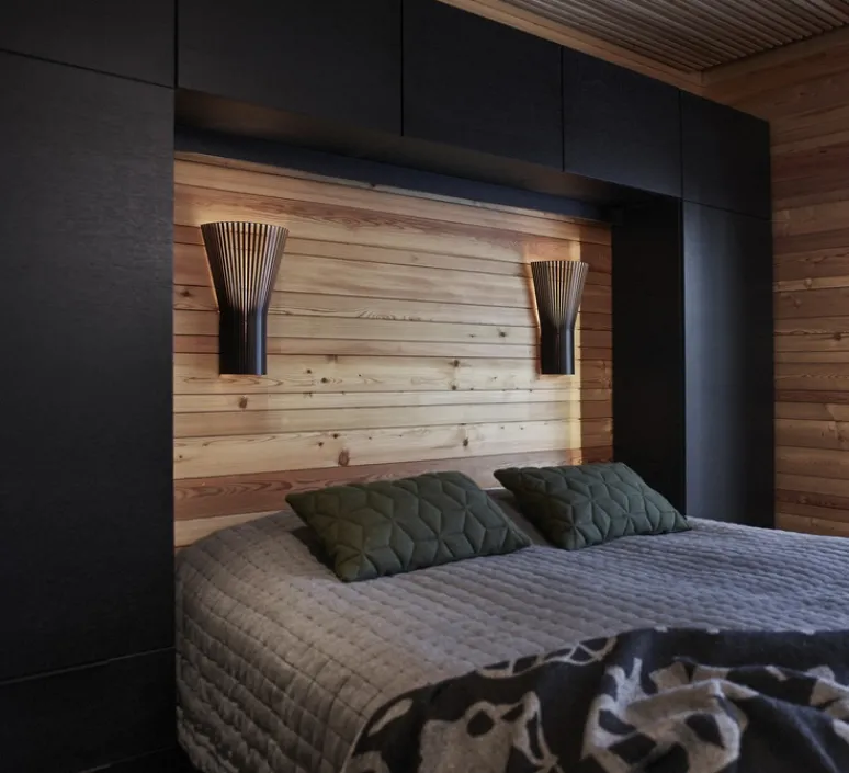 Applique*Secto Design Applique murale, 4231, , 3000K, 370lm, H45cm, L25cm - noir