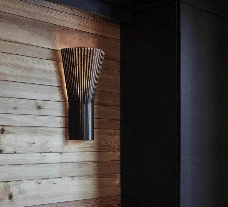 Applique*Secto Design Applique murale, 4231, , 3000K, 370lm, H45cm, L25cm - noir