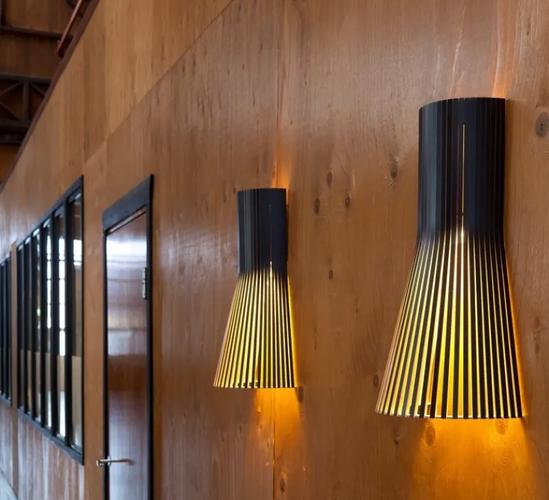 Applique*Secto Design Applique murale, 4231, , 3000K, 370lm, H45cm, L25cm - noir