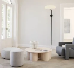 Applique*Astep Applique murale, 2065, , Ø53,8cm, H190cm - noir et blanc