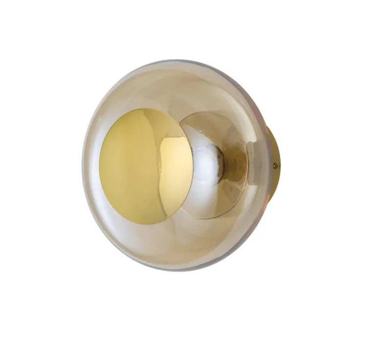 Plafonnier & Spot*Ebb and Flow Applique murale - Plafonnier, Horizon 21, , Ø21cm, H16,5cm - or fumé