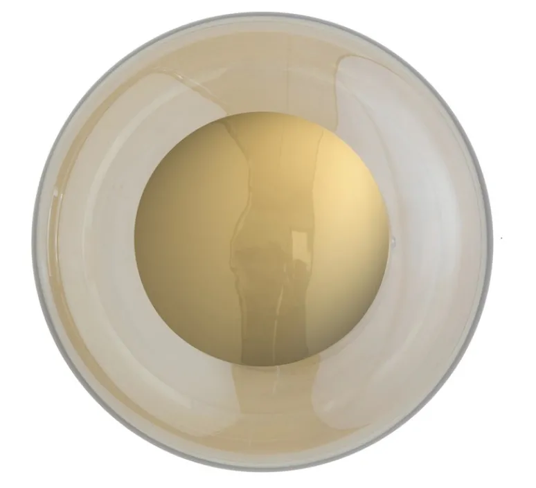 Plafonnier & Spot*Ebb and Flow Applique murale - Plafonnier, Horizon 21, , Ø21cm, H16,5cm - or fumé