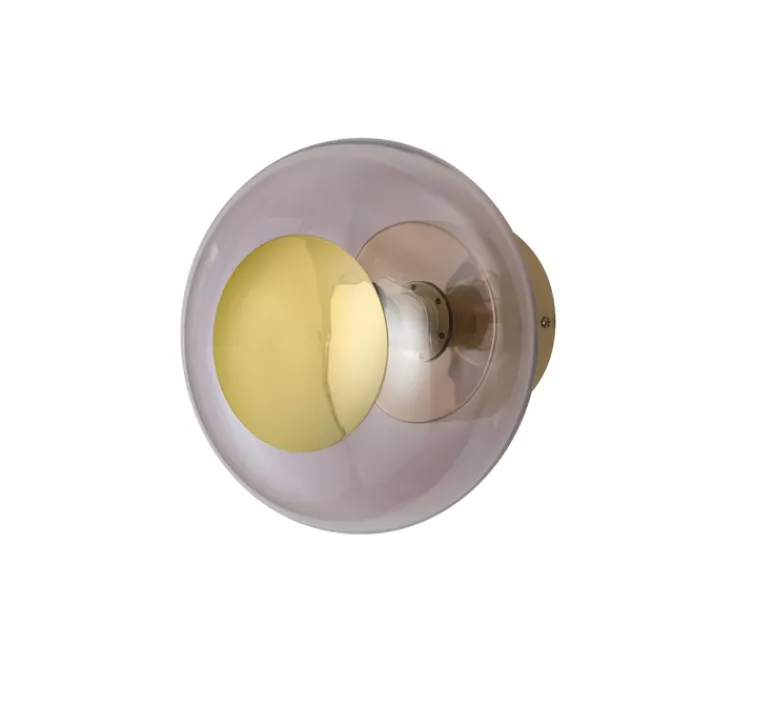 Applique*Ebb and Flow Applique murale - Plafonnier, Horizon 21, , Ø21cm, H16,5cm - vieux rose