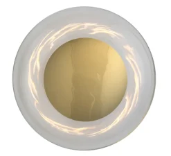 Applique|Plafonnier & Spot*Ebb and Flow Applique murale - Plafonnier, Horizon 29, , Ø29cm, H20,5cm - transparent, or