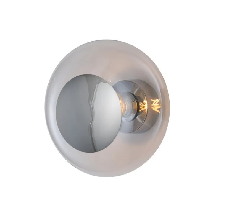 Applique|Plafonnier & Spot*Ebb and Flow Applique murale - Plafonnier, Horizon 29, , Ø29cm, H20,5cm - transparent argent