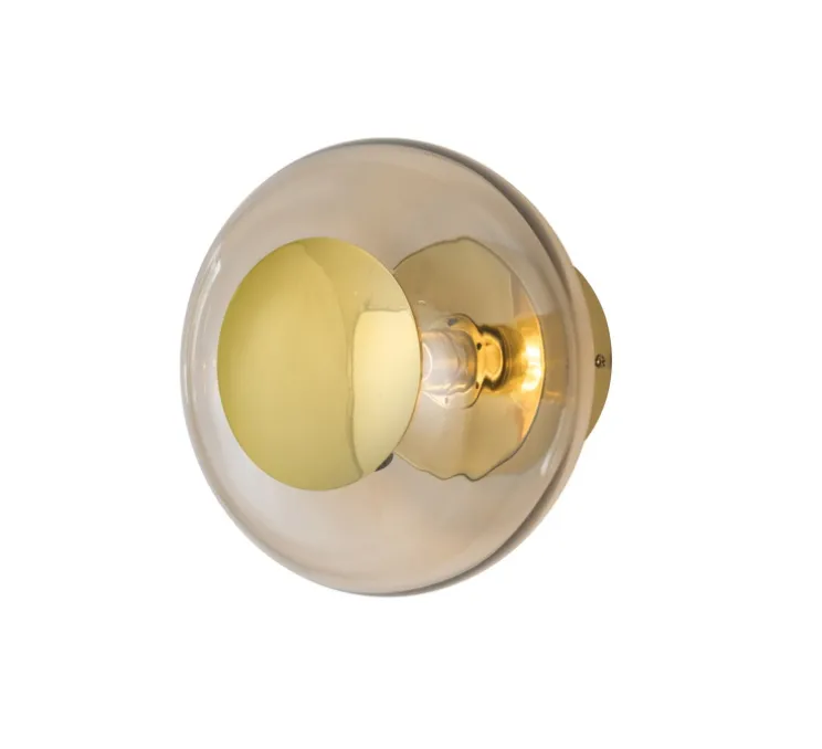 Applique murale - Plafonnier, Horizon 21, châtaigne, Ø21cm, H16,5cm - Ebb and Flow