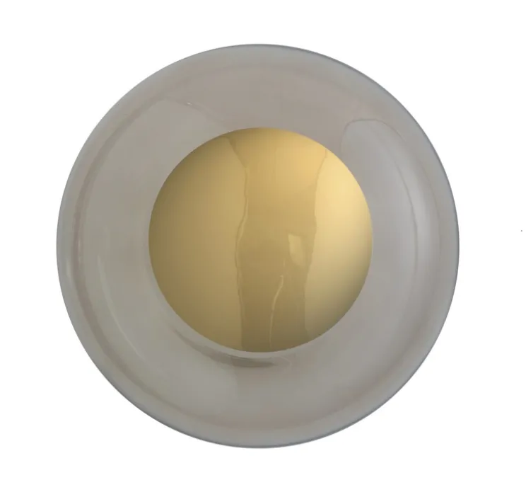 Applique murale - Plafonnier, Horizon 21, châtaigne, Ø21cm, H16,5cm - Ebb and Flow