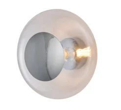 Plafonnier & Spot|Applique*Ebb and Flow Applique murale - Plafonnier, Horizon 36, , Ø36cm, H22,5cm - transparent argent