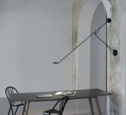 Applique*DCW éditions Paris Applique murale, Aaro, , L155cm, H75cm, LED, 2700K, 350lm - DCW noir