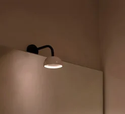 Applique*Luxcambra Applique murale, Absidiola A mini, directe, , LED, 2700K, 420 lm, L10cm, H16cm - beige, noir