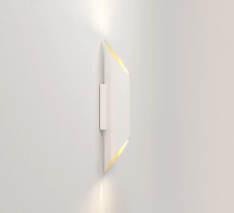 Applique*Astro Applique murale, Ako 420, , LED, dim, 2700K, 531 lm, L13cm, H42cm - blanc, or