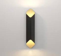 Applique*Astro Applique murale, Ako 600, , LED, dim, 2700K, 491 lm, L13cm, H60cm - noir et or