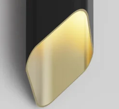 Applique*Astro Applique murale, Ako 600, , LED, dim, 2700K, 491 lm, L13cm, H60cm - noir et or