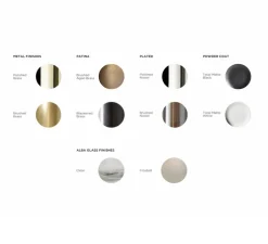 Applique murale, Alba triple, laiton, verre clair, L15cm, H105cm, Ø15cm - Contain