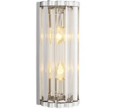 Applique*Eichholtz Applique murale, Almafi S, , L15cm, H38cm - nickel