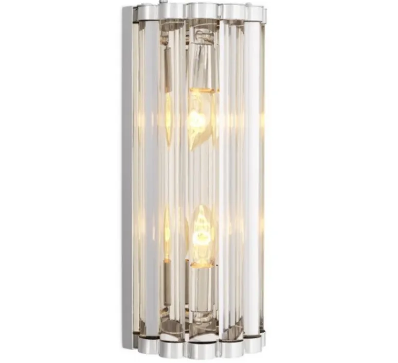 Applique*Eichholtz Applique murale, Almafi S, , L15cm, H38cm - nickel