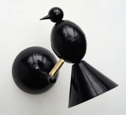 Applique*Atelier Areti Applique murale, Alouette Wall, , Ø22cm, H22cm - noir et or