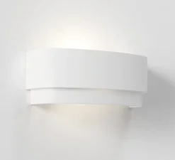 Applique*Astro Applique murale, Amat 320, prêt à peindre, , L32cm, H12,5cm - blanc