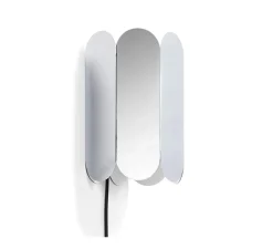 Applique*HAY Applique murale, Arcs, , avec interrupteur, L17cm, H25cm - miroir