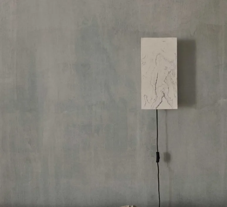 Applique*Ferm Living Applique murale, Argilla, , L20cm, H40cm - blanc