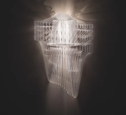 Applique*Slamp Applique murale, Aria, , L41cm, H60cm - transparent
