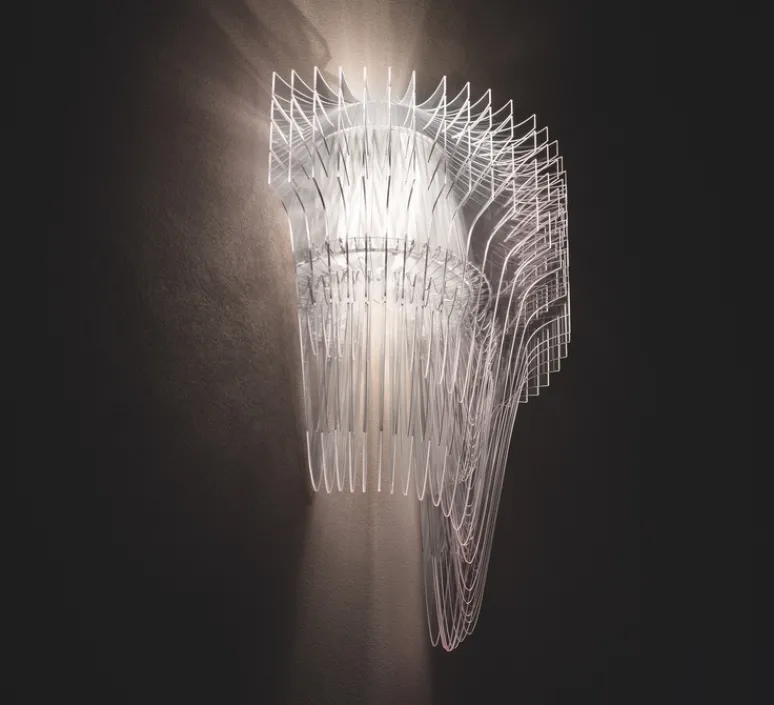 Applique*Slamp Applique murale, Aria, , L41cm, H60cm - transparent