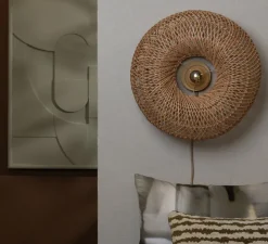 Applique murale, Arizona, naturel, L50cm, H50cm - Good&Mojo