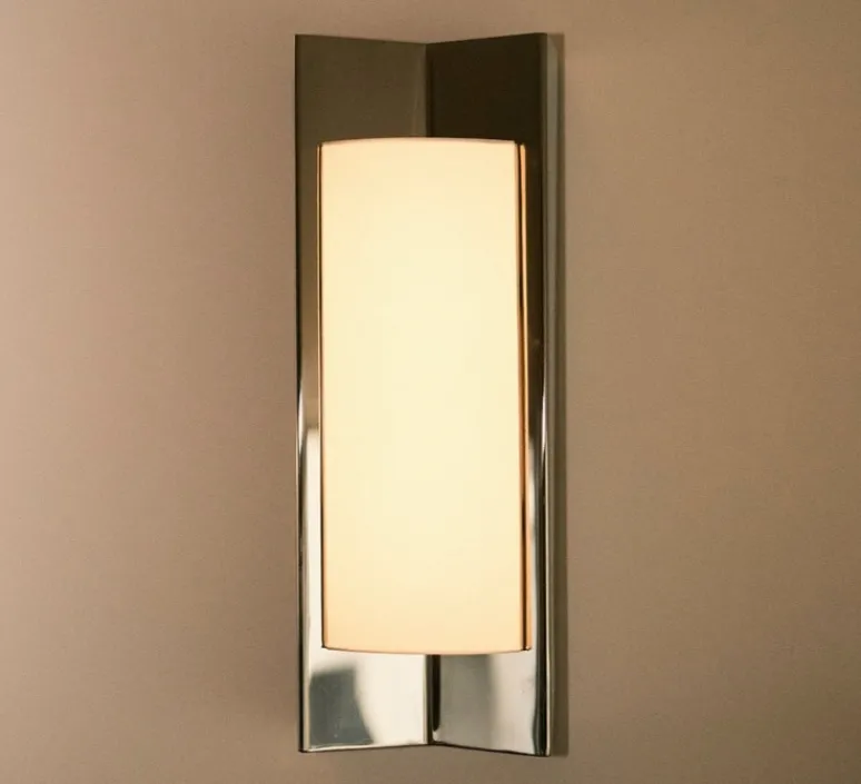 Applique*Violaine D'Harcourt Applique murale, Arrow avec diffuseur, , L17,5cm, H48cm - acier poli